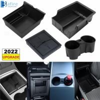 Custom For Tesla Model 3 Y 2022 Car Central Armrest Storage Box Organizer Center Console Case Hidden Cubby Drawer Storage Box