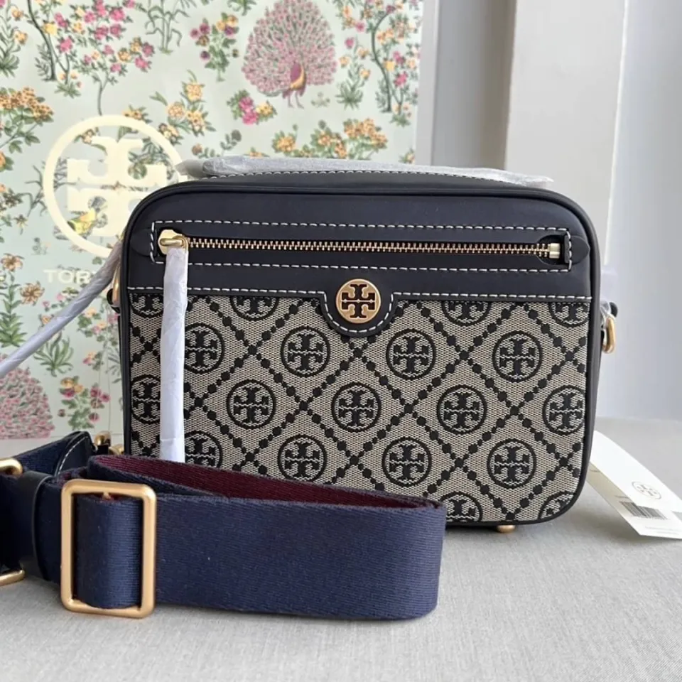 PREORDER) TORY BURCH - T MONOGRAM JACQUARD CAMERA BAG 79356, Luxury, Bags &  Wallets on Carousell