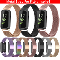 Metal Strap For Fitbit inspire3 Magnetic suction buckle for fitbit inspire 3 Watchband Milanese Stainless Steel Strap