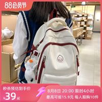 Ins Japanese bag female high school at the university of backpack large capacity for middle school students in junior high school students in grade three to six backpack