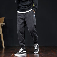 【CW】Hip Hop Blue Jeans Men Streetwear Harem Pants Dsq Jeans Kpop Jogger Korean Style Trousers Mens Fashion Denim Oversized Clothes