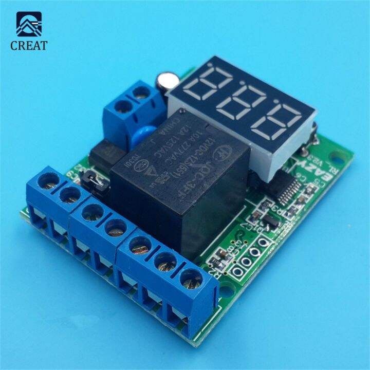 cw-12v-relay-board-controller-module-voltage-detection-charging-discharge-test-diy