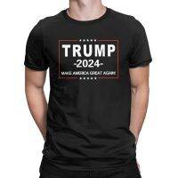 Cotton t shirt Trump 2024 Amerika Politieke President Verkiezing Mannen Vrouwen Puur Katoen Maken Amerika Grote Weer Tee