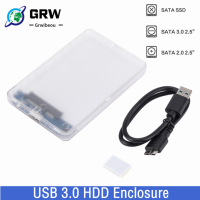 Grwibeou USB 3.0 HDD Enclosure 2.5นิ้ว Serial Port SATA SSD Hard Drive Case รองรับ2TB โปร่งใสภายนอก HDD Case