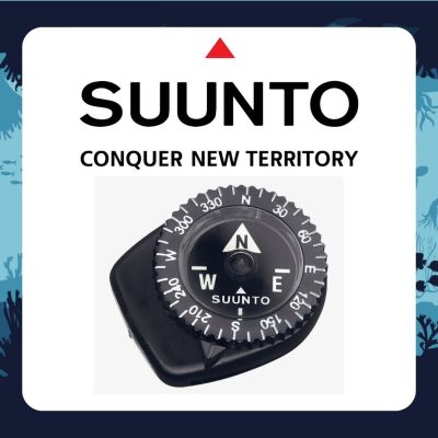 SUUNTO CLIPPER L/B NORTH HEMISPHERE COMPASS SCUBA DIVING EQUIPMENT ● Fastens to strap, sleeve or map edge ● Operable in low light with luminescent markings