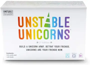 TeeTurtle Unstable Unicorns Card Game - A Strategic Card Game and Party  Game for Adults & Teens