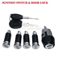 ✹✲ Set Ignition Starter Switch Lock Barrel with Keys for VW T4 Transporter Caravelle 1990-2003 701837205