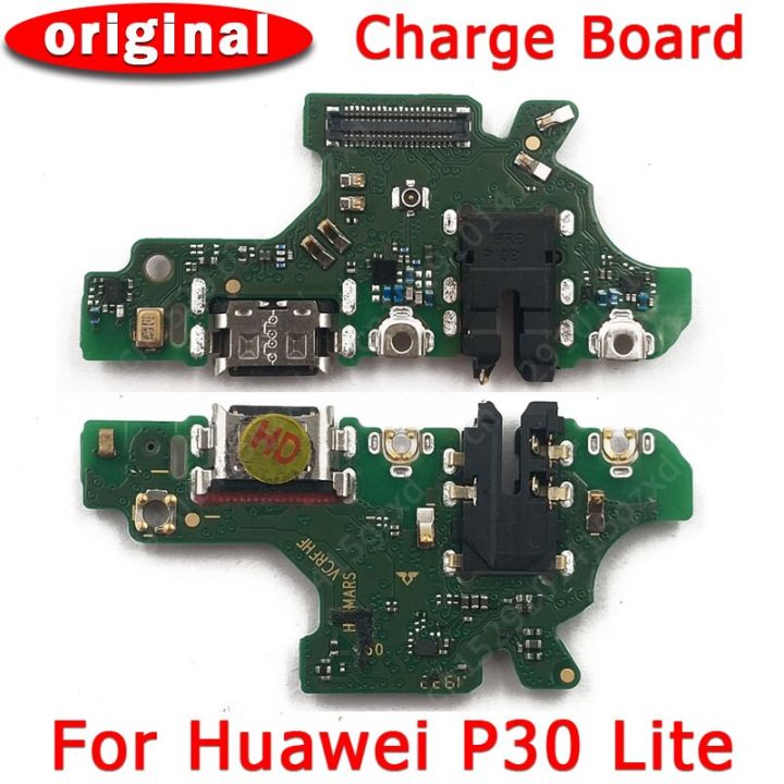 ชาร์จพอร์ตเดิมสำหรับ P30lite P30ไลท์ USB บอร์ดซ่อมโทรศัพท์มือถือตัวเชื่อมต่อแบบแท่นยืดหยุ่น PCB อะไหล่ทดแทน