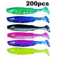 200pcs/lot pesca Fishing Lures Wobblers Carp Fishing Soft Lures Silicone Artificial Baits Fishing Goods Lures for Fishing