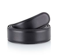 Street male automatically headless belt of choose and buy 14 litchi lines 3.5 layer cowhide leather ☌