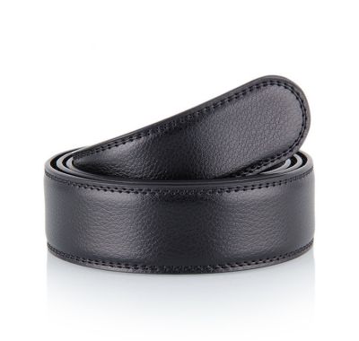 Street male automatically headless belt of choose and buy 14 litchi lines 3.5 layer cowhide leather ☌