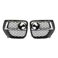 2Pcs Car Front Bumper Lower Fog Light Griller Trim for-BMW X6 E71 2012-2014 Fog Lamp Ventilation Grill Cove Left+ Right