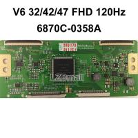 1pc T-CON Board V6 32/42/47 FHD 120Hz 6870C-0358A Ver1.0 TV TCON Logic Board