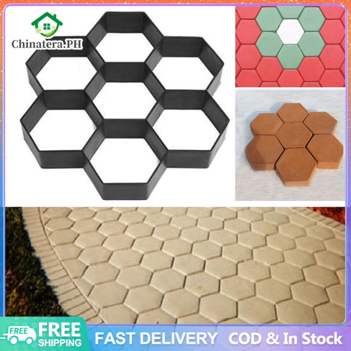 [Fast Delivery] DIY Concrete Molds Cement Molder Paving Pathway Maker ...