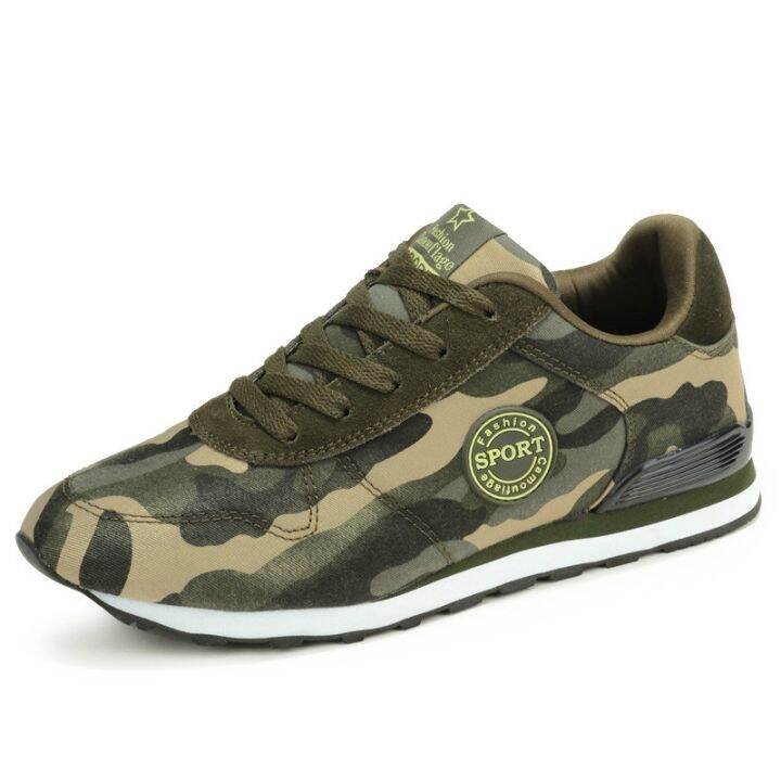 ขายดีที่สุด-ioztt2023-new-canvas-shoes-men-sneakers-adult-footwear-camouflage-low-lace-up-flat-anti-skid-soft