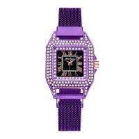 Cross-border small perfume wholesale watches female table all over the sky star milan with ms tape square watch stars