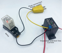 สวิตช์ตรวจจับกระแสไฟ0.2-30A AC,สวิตช์ตรวจจับกระแสไฟฟ้าอัตโนมัติเตือนตรวจจับ AC ควบคุมใยแก้วนำไฟฟ้าปรับได้สวิตช์ผ่านสาย M3050/M3056, M3060/M3066,m3070/M3076, M3080/M3086