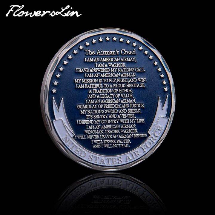 flowerslin-united-states-air-force-core-commemorative-coin-the-airmans-creed-values-usa-challenge-coin-art-craft-collectible