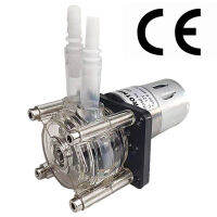 ปั๊มจ่ายสารเคมีแบบ Peristaltic 12V24V DC อัตราการไหลสูงสำหรับ Aquarium Lab ytical