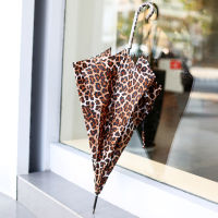 Parachase Fashion Leopard Pattern Umbrella Rain Women Windproof Long Handle Umbrella Girls nd Automatic Folding Umbrellas 8K