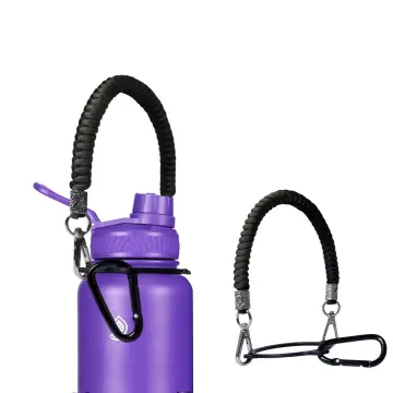 Water Bottle Holder With Strap Fits Wide Mouth Bottles Paracord Cup Handle  Durable Carrier Secure Accessories for Hydro Flask