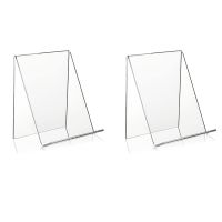 10X Acrylic Book Stand with LEDge,Transparent Acrylic Display Easel, Clear Tablet Holder for Books,Notebooks,Artworks