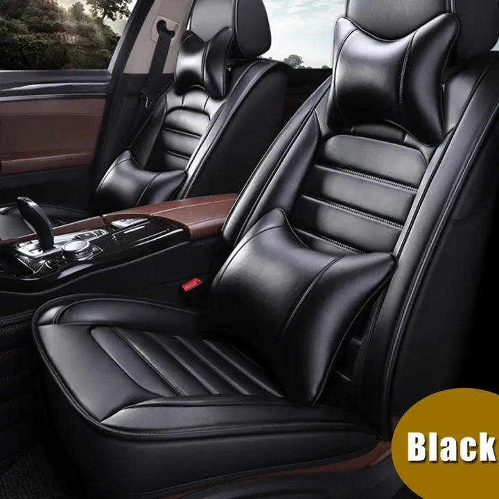 9pcs Luxury Universal 5 Seat Full Set Cover Leather Car Front Rear Cushion Lazada Ph - Leather Effect Car Seat Covers Set Black And Red 9pcs Luxury Universal 5 Seat Full Set Cover Leather Car Front Rear Cushion Lazada Ph - Leather Effect Car Seat Covers Set Black And Red