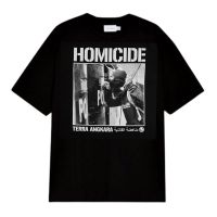 เสื้อยืดคอกลมKaos keren BAJU kece HOMICIDE เสื้อยืดลําลอง แขนสั้น คอกลม ลาย VINTAGE BOOTLEG สีดํา สําหรับผู้ชาย ผู้หญิง ผู้ใหญ่ 24S S-5XL