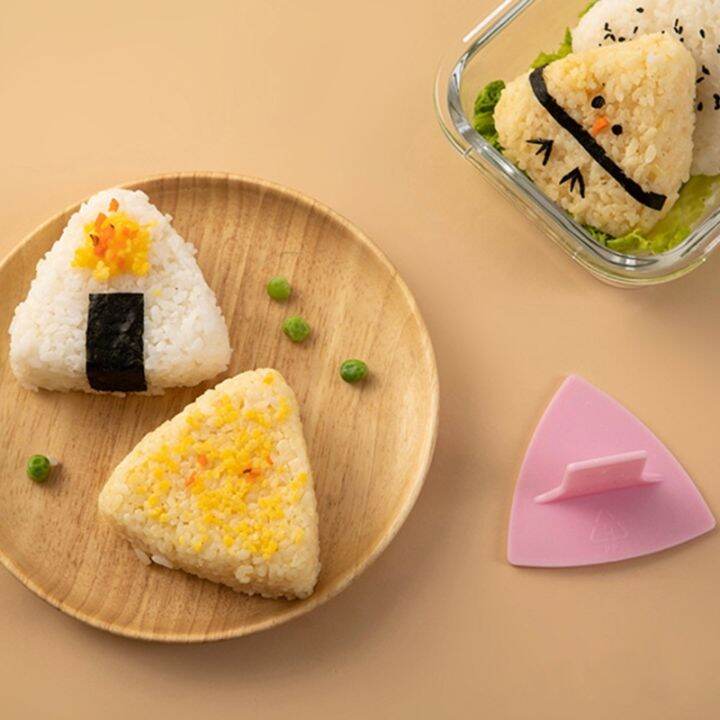 1ชิ้นแม่พิมพ์ซูชิสามเหลี่ยมรูปแบบแม่พิมพ์ซูชิ-onigiri-แม่พิมพ์ข้าวเครื่องมือสามเหลี่ยม-onigiri-แม่พิมพ์สามเหลี่ยมข้าวปั้นเครื่องทำแม่พิมพ์