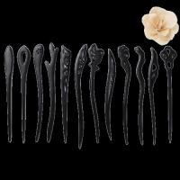 【cw】 1pc Hair Sticks Ancient Chinese Hairpins Carved Fork Chop for 【hot】 !