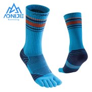 One Pair AONIJIE E4833 Men Quick Drying Five Finger Socks Shock Absorption
