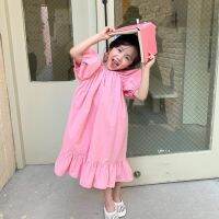 【Ladies shop】2022New BabyDresses น่ารักเร้าใจพัฟแขน FashionCostume เด็กวัยหัดเดินเด็กพรรคเสื้อผ้า