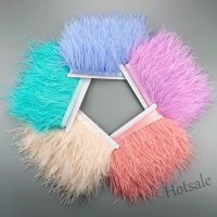 【hot sale】♀ D18 1Meter Colorful Ostrich Feather Trims Width 8-10cm Natural Plume Ribbon Fringe for Needlework and Handicraft Skirt Decoration