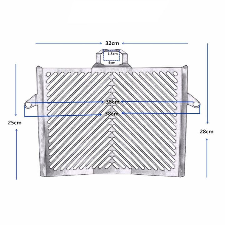 xinsu-ตะแกรงป้องกันหม้อน้ำรถจักรยานยนต์-ถังน้ำป้องกันหม้อน้ำสำหรับ-ktm-1050-1190-1290ผจญภัย2013-2017