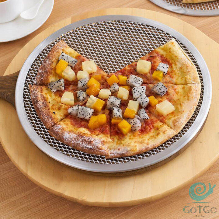 gotgo-ตะแกรงรองอบขนม-พิซซ่า-ตะแกรงพัก-pizza-pan