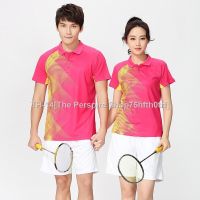 ☒ Quick-Drying Badminton Clothing Suit Mens and Womens Short Sleeve Sportswear Summer Team Uniform P