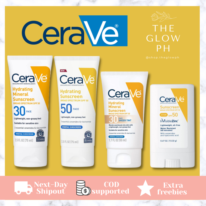 [AUTHENTIC] CeraVe Face Sunscreens ( Hydrating Face SPF 30 75ml