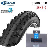 Schwalbe ยางรถจักรยานขนาดจัมโบ้26X4.0ยางรถอ้วนแบบเรียบง่ายไม่มียางในจักรยานพับได้ยางรถจักรยานฟรี