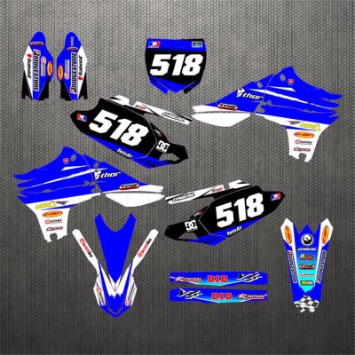6 Styles YZ450F 10-13 Motorcycle Graphics Backgrounds DECALS STICKERS Kits for Yamaha YZF450 YZ 450F 2010 2011 2012 2013 450 YZF