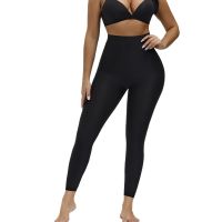 【cw】Women Plus Size Shapewear Pants Seamless High-Waisted Leggings Female Underwear Hip-Lift Abdomen Fake Ass Corset Body Yoga Pants