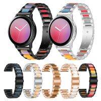 20mm/22mm Resin+Metal Strap For Samsung Galaxy watch 5/4 44mm 40mm/5 pro/4 Classic/Active 2 Bracelet Huawei gt 2/3 pro watchband