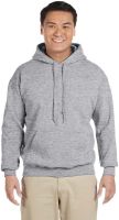 Gildan Mens Rib Knit Pouch Pocket Hooded Sweatshirt, Graphite Heather, XX-Large