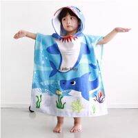 Astronauts Dinosaur Animal Cartoon Beach Robes Kids Bathrobes for 2 to 12 Years Children Sleepwear Pajamas Sets Beach Towels