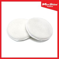 ฟองน้ำเคลือบสี ฟองน้ำลงแว็กซ์ Maxshine UFO Applicator – White Microfiber (2ชิ้น/แพ็ค) ฟองน้ำไมโครไฟเบอร์สำหรับลงแว็กซ์