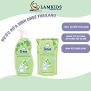 Nước Rửa Bình Sữa DNEE ORGANIC Hàng Chuẩn Thailand Túi 600ml Chai 620ml An