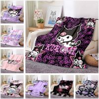 Cartoon Kuromi Cute Blanket Sofa Cover Office Nap Air Conditioning Flannel Soft Keep Warm Can Be Customized 5