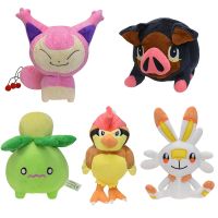 【CC】 Anime Skitty Lechonk Smoliv Pidgeotto Scorbunny Cartoon Soft Stuffed Dolls for Children Kids Gifts