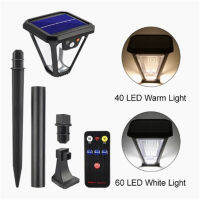 100 Led กลางแจ้ง Lampu Solar Dinding 2สี360องศา Usb ชาร์จ Moiton Sensor กฎหมายสำหรับลานสนามหญ้าอุปกรณ์ตกแต่งสวน