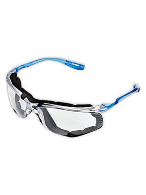 3M 10078371118744 Virtua CSS Protective Eyewear with Foam Gasket, Clear/Blue Lens Color: Mirror