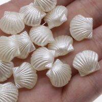 CHONGAI 100PCS Shell Shape Acrylic Beads DIY Imitation Pearl Style Making Necklace Bracelet Jewelry Accessories 13mm